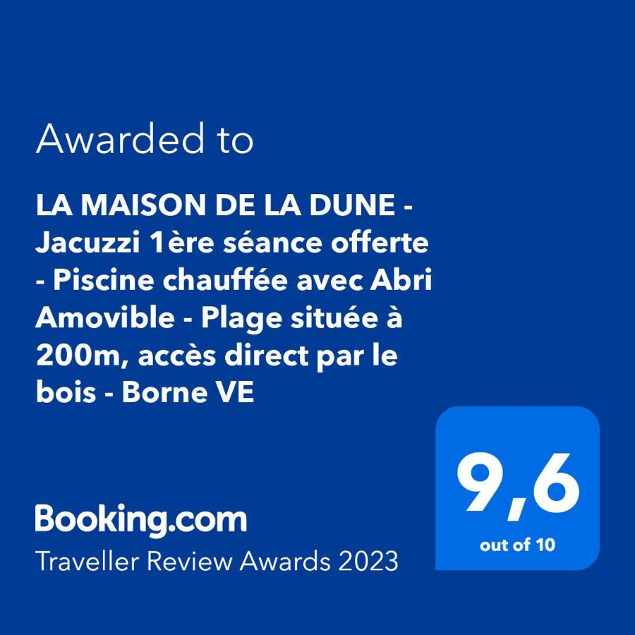 LA MAISON DE LA DUNE - Jacuzzi 1ère séance offerte - Piscine chauffée avec Abri Amovible - Plage située à 200m, accès direct par le bois - Borne VE La Couarde-sur-Mer Esterno foto